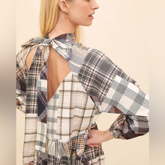 Anthropologie Damson Madder Patchwork Maxi Dress - Picture 7 of 8